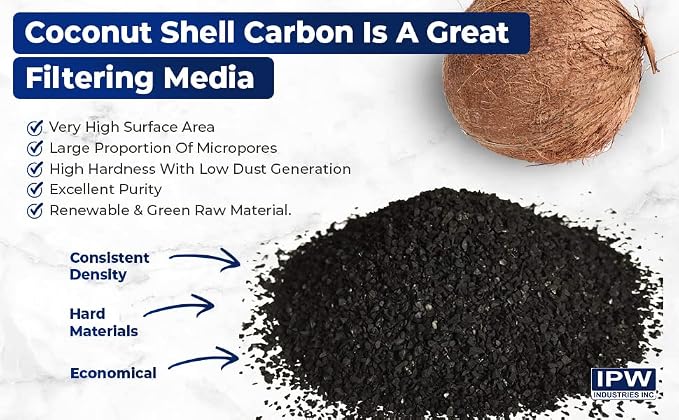 10 Lbs Bulk Water Filter/Air Filter Refill Coconut Shell Granular Activated - Image 4
