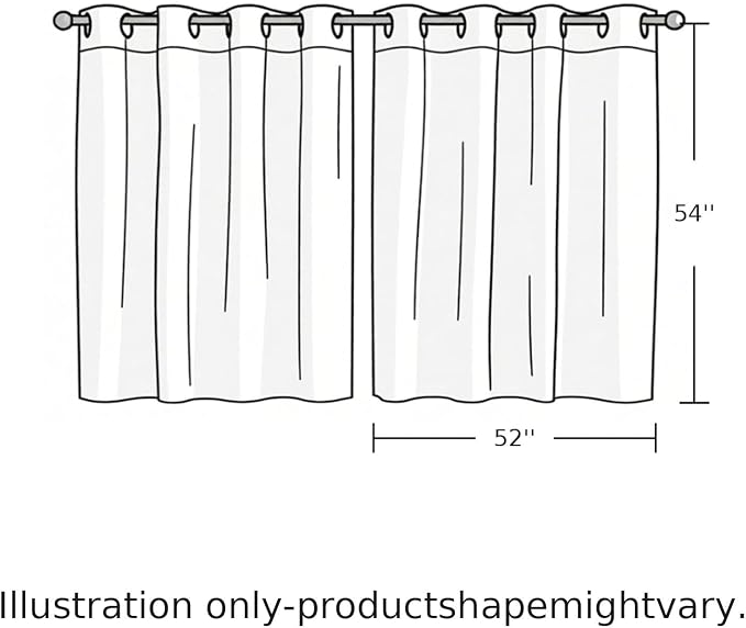 2 Panel Kitchen Cafe Curtains, Date Coconut Tree Sunlight Filtering Nature Air - Image 9