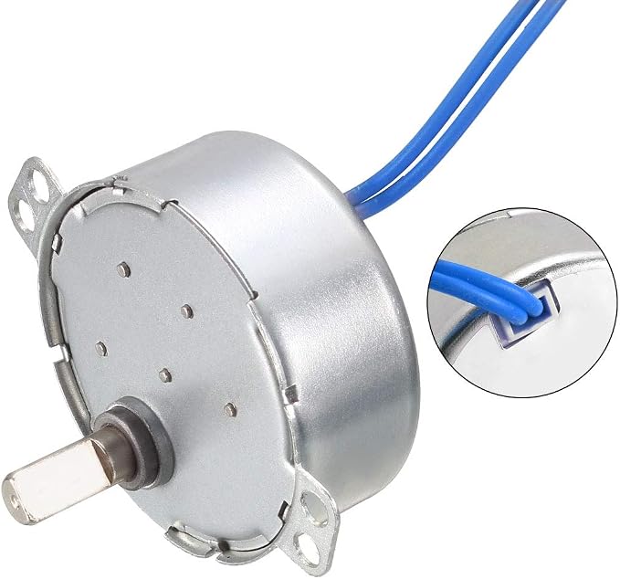 uxcell Synchronous Motor AC 100-127V 2.5-3RPM 50-60Hz CCW/CW 4W D Shaft - Image 4
