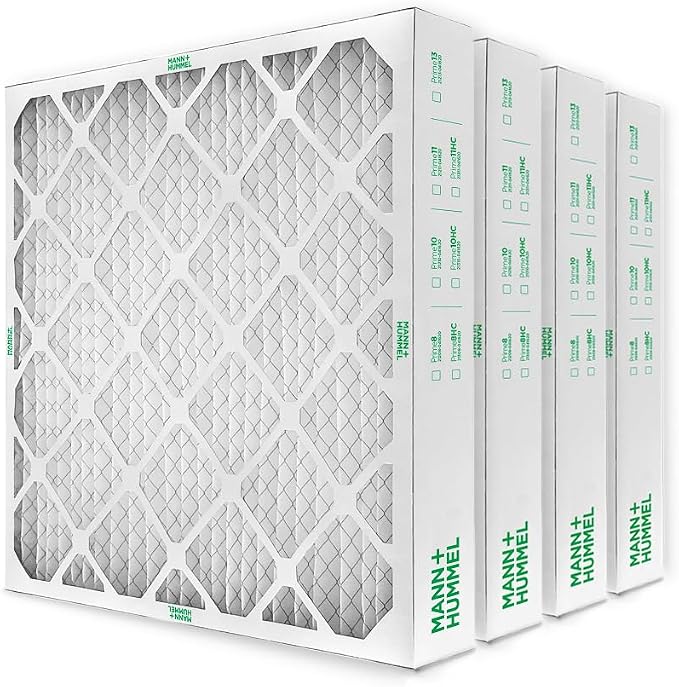 Mann+Hummel 16x20x4 MERV 8 Pleated HVAC AC Furnace Air Filters. Box of 4. by MannHummel