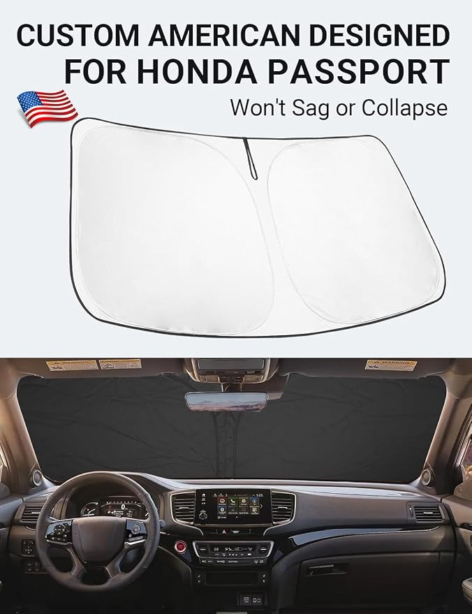 Proadsy 2026 Upgrade Front Windshield Sun Shade Foldable Sunshade Protector - Image 2