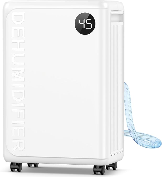 PLUSCENT 32 Pint Dehumidifier for Basement, 2500 sq.ft Dehumidifiers for Home by PLUSCENT