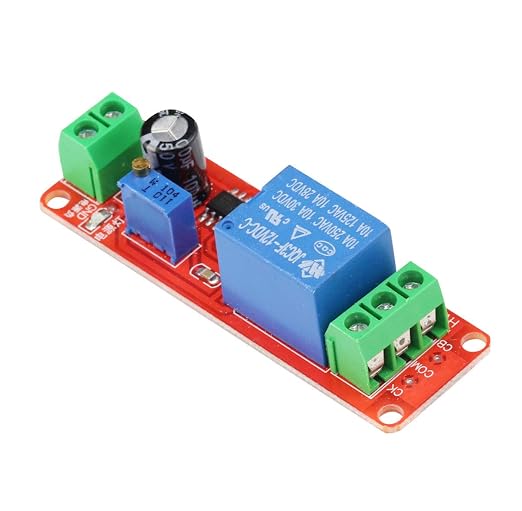 3 PCS NE555 DC 12V 0-10 Seconds Adjustable Delay Timer Relay Switch Module - Image 4