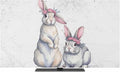 Watercolor Easter Bunnies Indoor TV Cover, Elastic TV Screen Protector Retro by Unknown