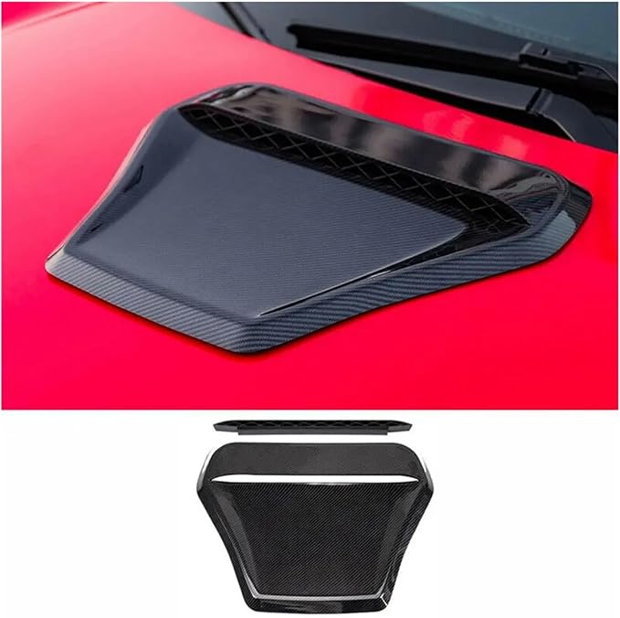 Car Hood Engine Air Outlet Vent Cover Trim Air Flow Intake Cover Trim Compatible - Image 6