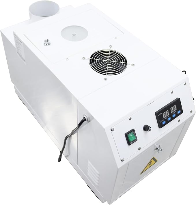 Commercial Ultrasonic Humidifier, 9.9 lbs/h Stainless Steel Cool Mist Fogger - Image 2