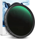 NEEWER 49mm HD Variable ND Filter ND2-ND32 No X Cross/Optical Glass/30 Layer by Neewer