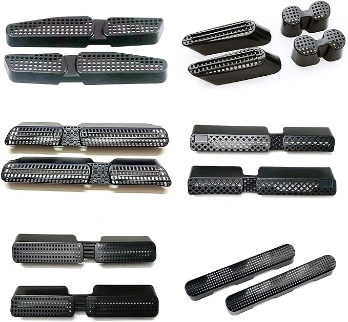 DrvixRex Car Under Seat Floor Rear AC Heater Air Conditioner Duct Vent Cap - Image 3