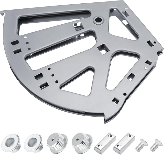 Litoexpe 3 Layers Silver Shoes Drawer Cabinet Hinges, Stainless Steel Shoe - Image 2