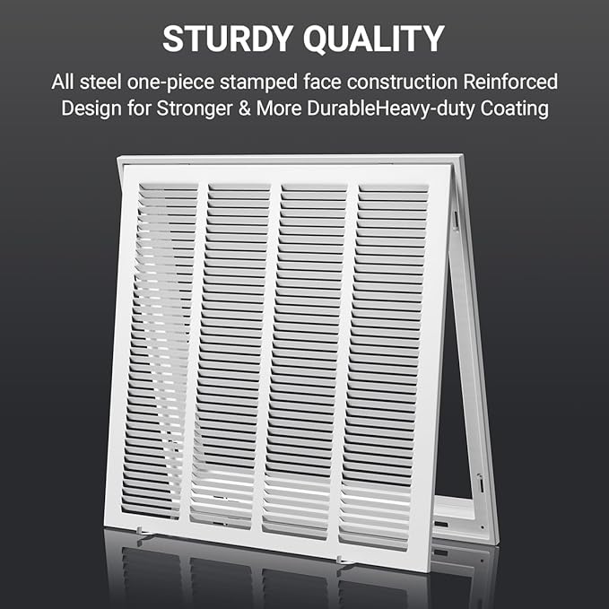 14 x 20 Inch Return Air Filter Grille - Image 4