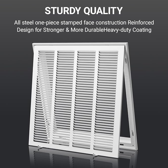 12 x 12 Inch Return Air Filter Grille - Image 4