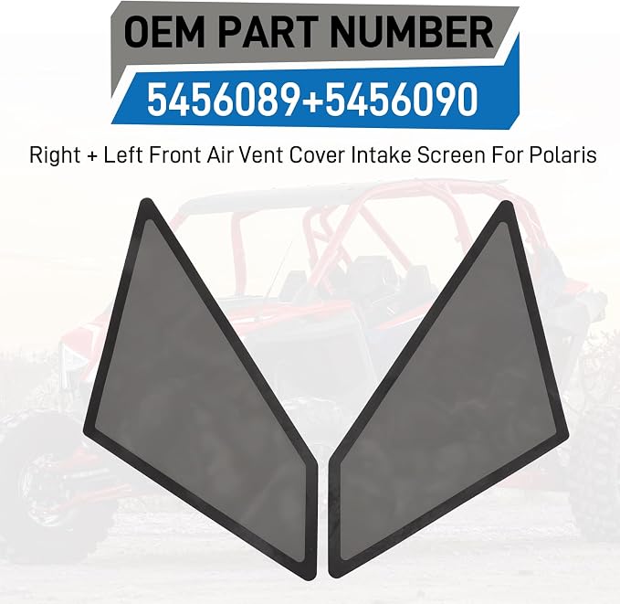 Air Intake Screen Vent Cover for Polaris RZR PRO Turbo R XP 4 2021-2024 2 PCS - Image 2