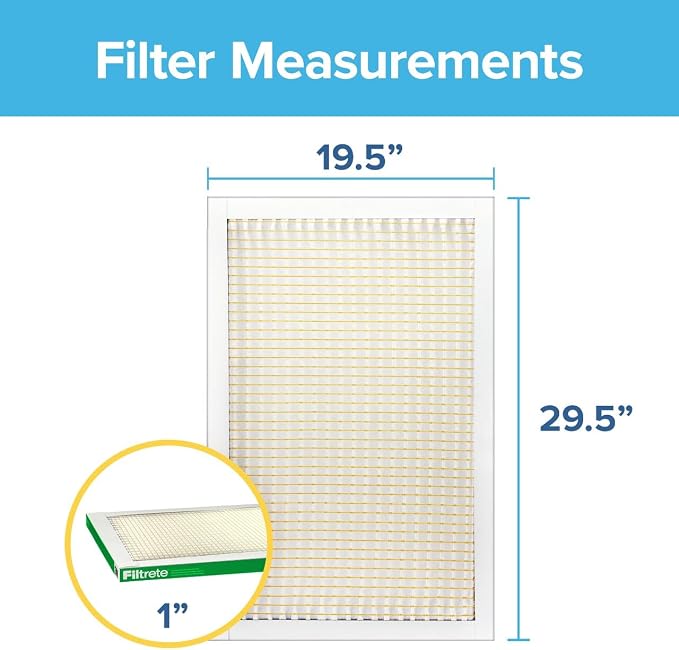 Filtrete 19.5x29.5x1 AC Furnace Air Filter, MERV 8, MPR 700, Tough on Pollen - Image 2