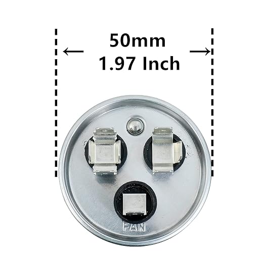 BOJACK 30+5uF 30/5MFD ±6% 370V CBB65 Dual Run Circular Start Capacitor - Image 2
