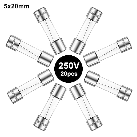 20PCS F5AL250V 5 x 20mm Fast Blow Glass Fuses 5A 5Amp 250V Glass Fuse, 0.2 x - Image 3