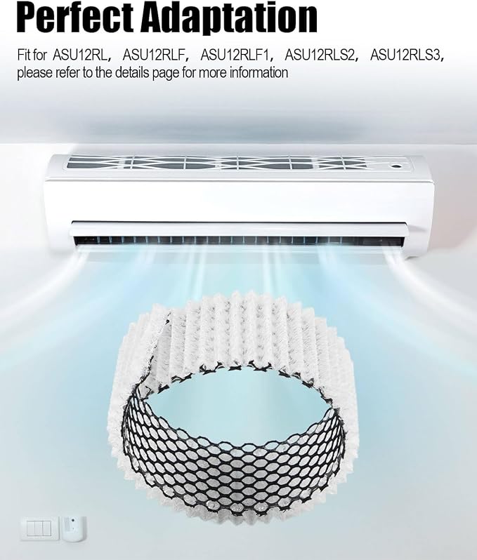 4 Pack Mini Split Air Filter 9315361042 Fit - Image 5