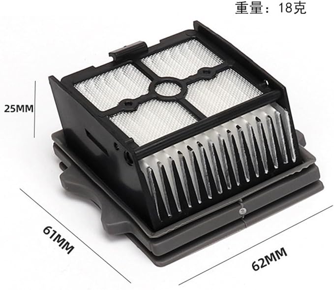 Spare Soft Lint Roller Brush, Hepa Filter, Scrubber Components, Compatible - Image 4