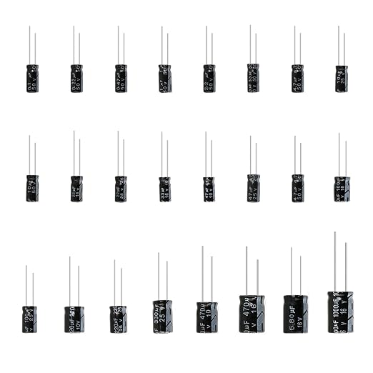 24 Values Electrolytic Capacitor Assortment Kit from 0.1uF to 1000uF 10V 16V - Image 2