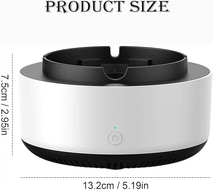 2 in 1 Air Purifier Ashtray Multifunctional Smokeless - Image 6