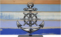 Black Wooden Boards Anchor Indoor TV Cover, Elastic TV Screen Protector Blue by Unknown
