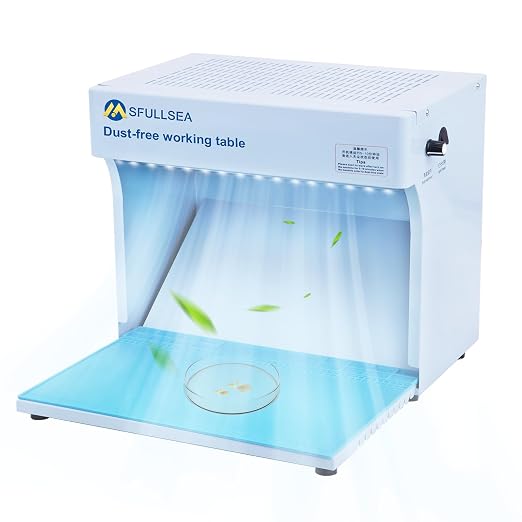 Laminar Flow Hood HEPA Filter Flow Hood Mycology HEPA Air filtration Fan Unit by MSFULLSEA