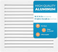 Aluminum 16 x 14 Inch Cold Air Return Vent Cover, Rustproof AC Transfer Grille by Air360