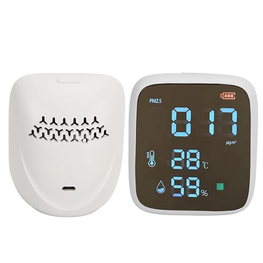 Air Quality Monitor Indoor PM2 5 Meter Portable Smart Sensor Temperature - Image 4