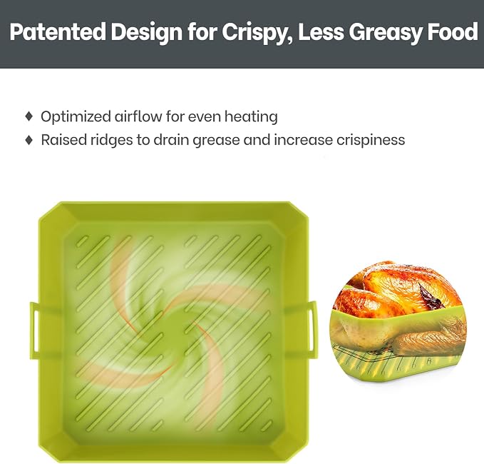 NEWITEE Silicone Air Fryer Liners - Image 4