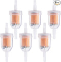 6PCS 1/4" x 5/16" Gas Inline Fuel Filter, by MEAJOO