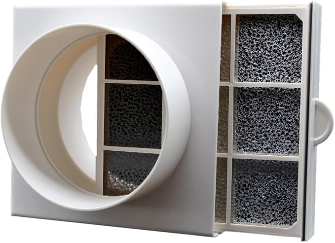 Duct Conditioner Air Filter for PVC and PE Pipes, Washable Reusable Sponge Net - Image 2