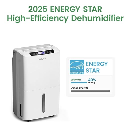 Waykar 34 Pints Energy Star Dehumidifier - Image 3