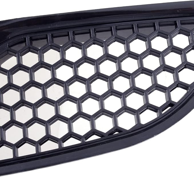 1 Pair Car Front Bonnet Hood Vent Air Intake Cover Glossy Black, - Image 5
