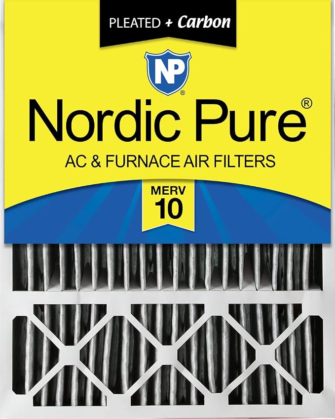 Nordic Pure 20x25x5 Lennox X6673 X6675 ReplacementÃ‚ AC Filter MERV 10 + Carbon by NordicPure