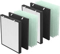 Air400 Filter Replacement for Bissell Air400, 2 True HEPA and 2 Carbon Filter by FMDZFL