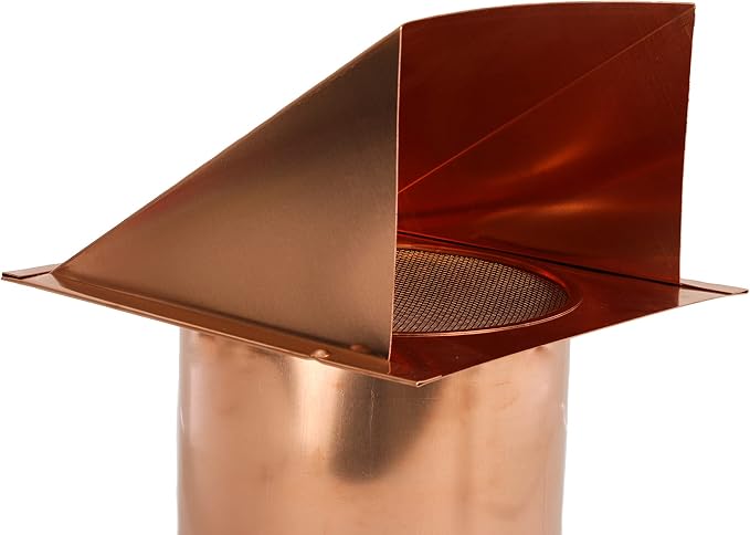 FAMCO Copper Hooded Wall Vent - Image 2