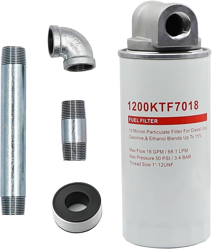 1200KTF7018 Fuel Filter 10 Micron 3/4" 18GPM 50PSI 10Micron Fuel Filtration - Image 9
