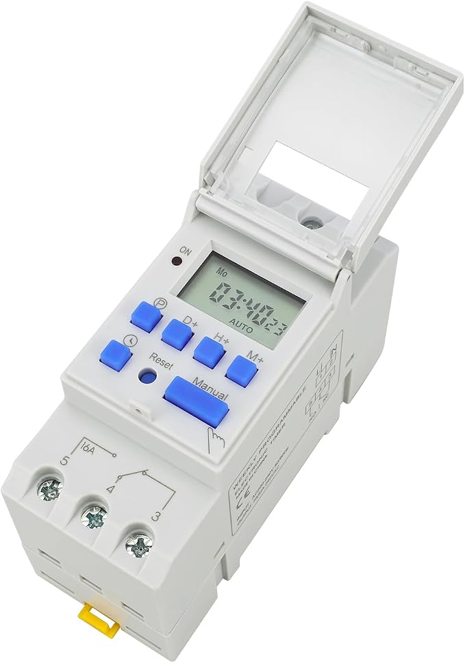 Baomain THC15A AC 220V - 240V Digital LCD Power Programmable Timer Time Switch - Image 6