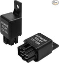 2 PCS FLS821 Car Relays, 12V DC 40A 4 Pin Multi-Purpose Automotive Air by Unknown