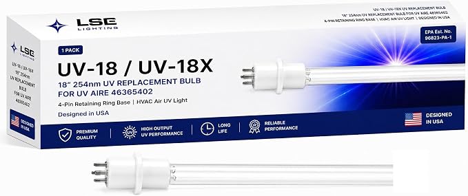 LSE Lighting UV-18 23W 18-Inch 4-Pin UV-C Lamp by LSE+Lighting%C2%AE