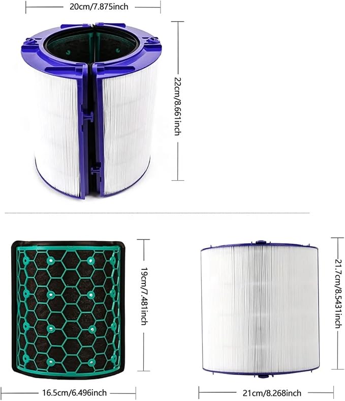 Replacement Filter，Compatible For Dyson，HP04 TP04 DP04 TP05 DP05 Air Purifi-er - Image 2