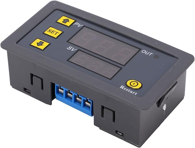 Greensen Time Relay Module, Rele Mporizador 12 Abs Material, Large Screen - Image 4