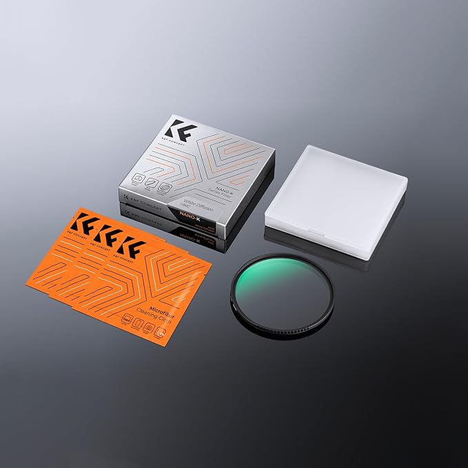 K&F CONCEPT 72mm White Mist 1/4 Filter, 18 Multi-Layer Coatings Dreamy Soft - Image 8