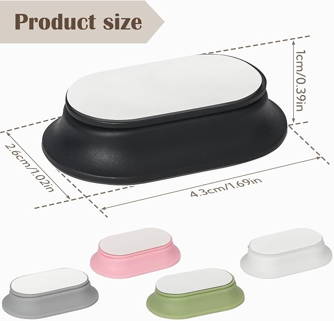 VZZNN 20 Pack Magnetic Remote Control Holder Wall Mount, Self Adhesive TV - Image 2