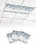 3 Pack Fluorescent Light Cover for Classroom Ceiling Light, Turquoise by Home+L6