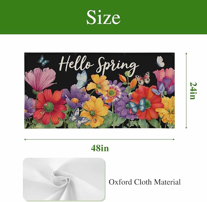 Fluorescent Light Covers for Ceiling Lights Hello Spring Magnetic Light Filters - Image 7