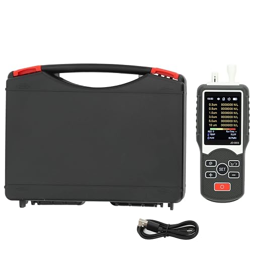 Portable Particle Counter, Handheld Aerosol Dust Monitor, Professional Air - Image 9