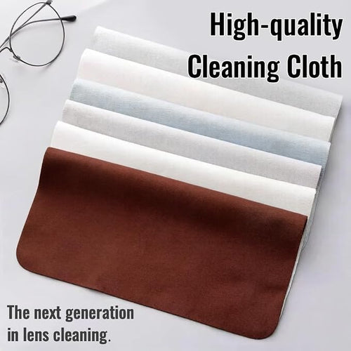 10 Pack Microfiber Chamois Cleaning Cloths, Safety & Scratch-Free Lens Cleaning - Image 2