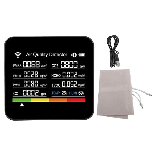 Yctze Air Quality Analyzer, Connection Digital Display Environmental Monitor - Image 6