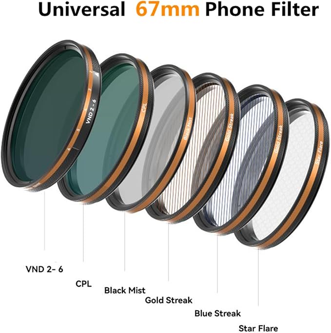Fotorgear Camera Lens Filter, 67mm Universal Phone Polarizer Filter - Image 3