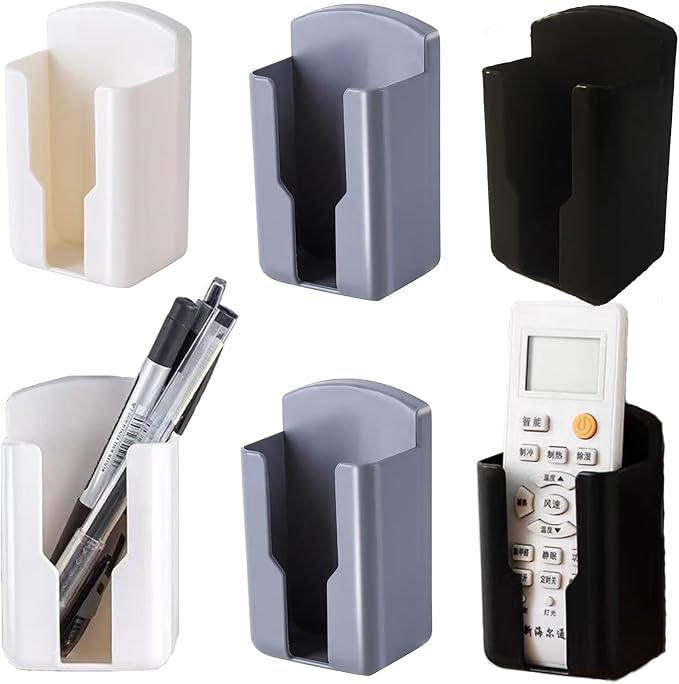 6pcs Remote Control Organizer Wall Adhesive Pen Holder by Unknown